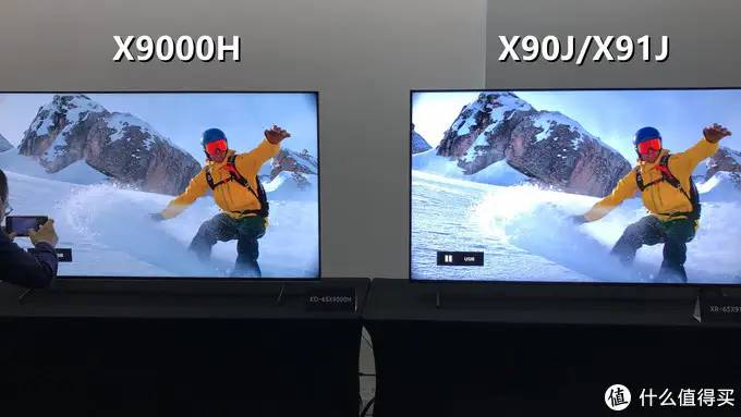 索尼21年新品J系电视抢先评测，XR VS X1芯片实机点评