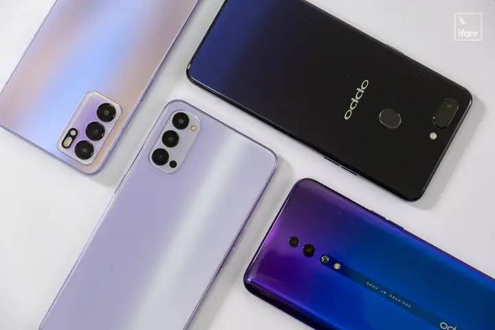 回顾 OPPO 历代机型，OPPO Reno6 星黛紫的诞生成必然？