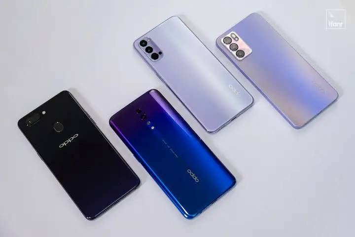 回顾 OPPO 历代机型，OPPO Reno6 星黛紫的诞生成必然？