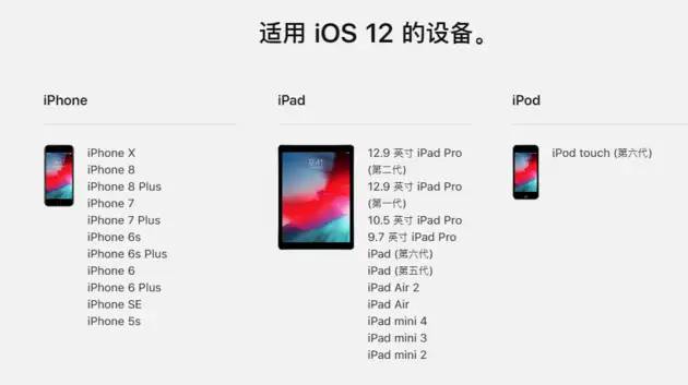 力量与你同在！iOS 12正式登陆苹果中国官网