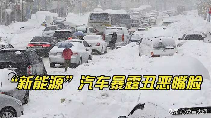 山东的一场大雪，戳穿了1500万新能源车主的谎言，差距一目了然！